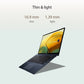 ASUS ZENBOOK 14 OLED INTEL EVO P SERIES INTEL CORE I5 12TH GEN 1240P - (16 GB/512 GB SSD/WINDOWS 11 HOME) UX3402ZA-KM531WS THIN AND LIGHT LAPTOP (14 INCH, PONDER BLUE, 1.39 KG, WITH MS OFFICE)