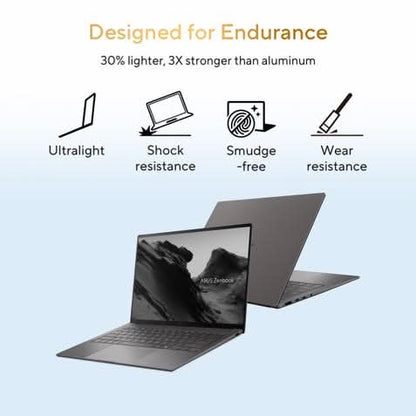 ASUS Zenbook S 14, Intel AI Powered Laptop, Intel Core Ultra 7 355, 16GB, 512GB, Intel Graphics, 35.56 cm (14) OLED Touch 3K, Windows 11 Home, Office Home 2024 + M365 Basic (1 Year Validity) UX5406AA-SU361WS