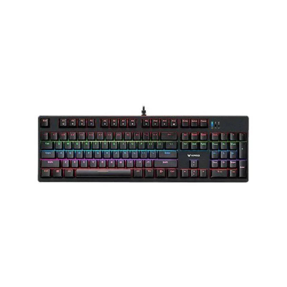 RAPOO V500L RGB Full Size Mechanical Wired Gaming Keyboard ( Black ) ( Mechanical Switch )