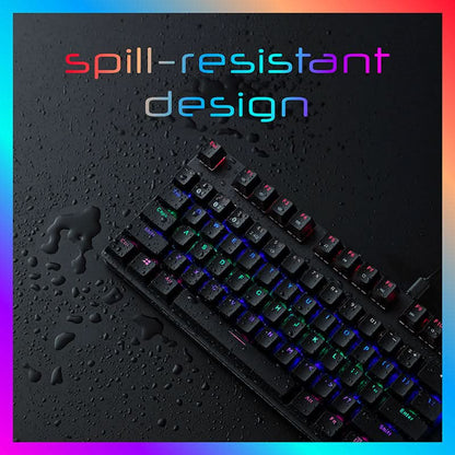 RAPOO V500 PRO MECHANICAL GAMING KEYBOARD (BLACK)