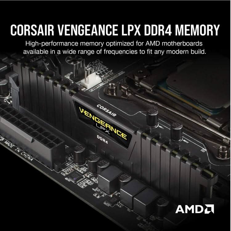 CORSAIR VENGEANCE LPX64GB (2X 32GB) DDR4 3600MHZ RAM CMK64GX4M2D3600C18