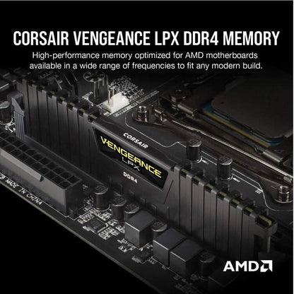 CORSAIR VENGEANCE LPX64GB (2X 32GB) DDR4 3600MHZ RAM CMK64GX4M2D3600C18
