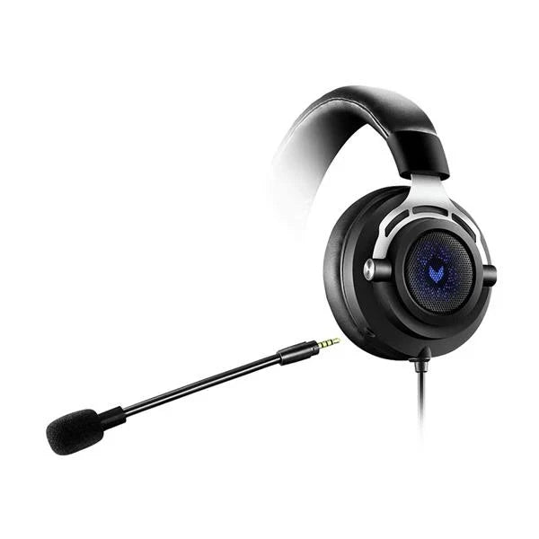 RAPOO VH150 LED Wired 3.5mm Stereo Gaming Headphone ( Black ) PC / Mobile / Mac / Xbox )