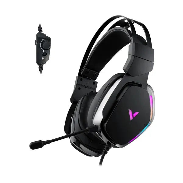 RAPOO VH710 RGB Wired 7.1 Surround Gaming Headphone ( Black ) ( Laptops / Desktops )