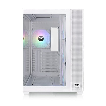 THERMALTAKE VIEW 380 TG ARGB SNOW (ATX) MID TOWER CABINET (WHITE)