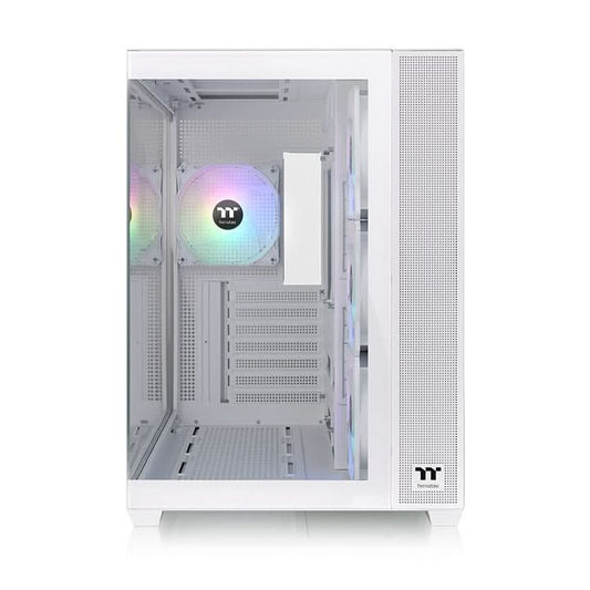 THERMALTAKE VIEW 380 TG ARGB SNOW (ATX) MID TOWER CABINET (WHITE)