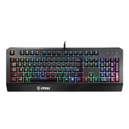 MSI Vigor GK20 RGB Full Size Membrane Wired Gaming Keyboard ( Black )