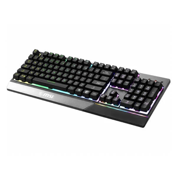 MSI Vigor GK30 RGB Full Size Semi Mechanical Wired Gaming Keyboard ( Black )