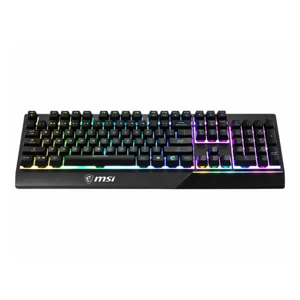 MSI Vigor GK30 RGB Full Size Semi Mechanical Wired Gaming Keyboard ( Black )