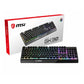 MSI Vigor GK30 RGB Full Size Semi Mechanical Wired Gaming Keyboard ( Black )