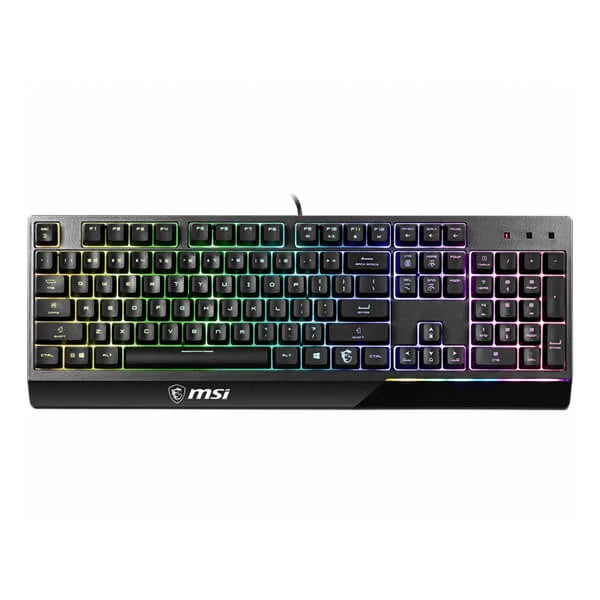 MSI Vigor GK30 RGB Full Size Semi Mechanical Wired Gaming Keyboard ( Black )
