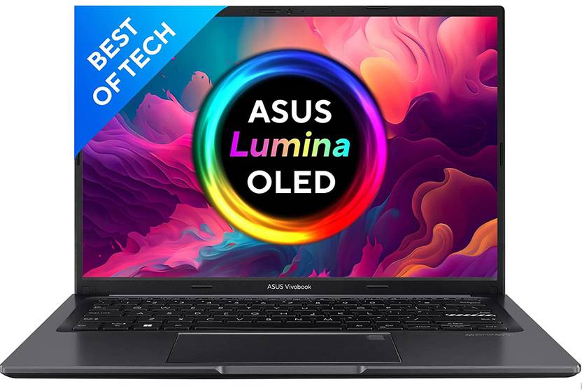 ASUS VIVOBOOK 14 OLED INTEL CORE I5 12TH GEN 1235U - (16 GB/512 GB SSD/WINDOWS 11 HOME) X1405ZA-KM511WS THIN AND LIGHT LAPTOP (14 INCH, INDIE BLACK, 1.5 KG, WITH MS OFFICE)
