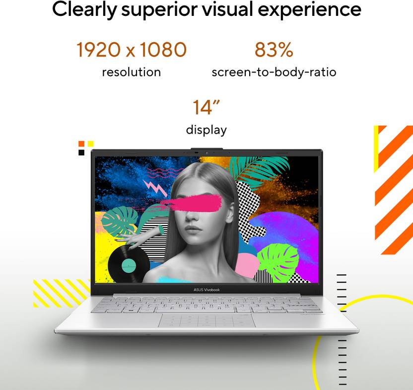 ASUS VIVOBOOK GO 14 AMD RYZEN 5 QUAD CORE 7520U - (16 GB/512 GB SSD/WINDOWS 11 HOME) E1404FA-NK541WS THIN AND LIGHT LAPTOP (14 INCH, COOL SILVER, 1.38 KG, WITH MS OFFICE)