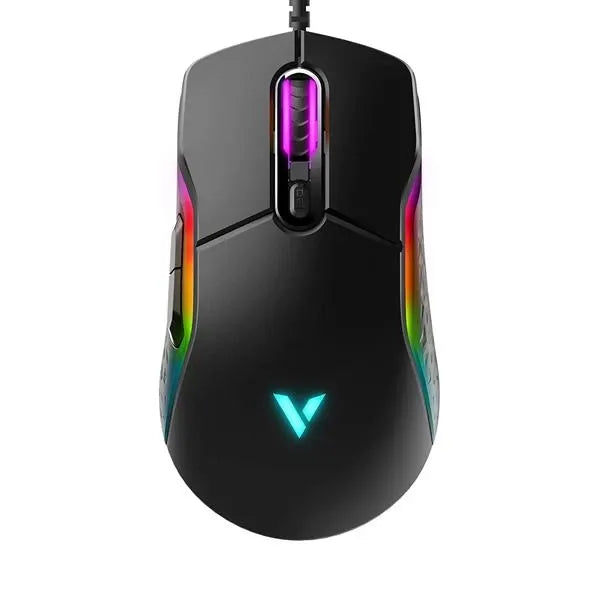 RAPOO VT200 Wired / Wireless Ergonomic Gaming Mouse ( VT200 ) ( 6200DPI / 8 Macro Button ) ( Black )