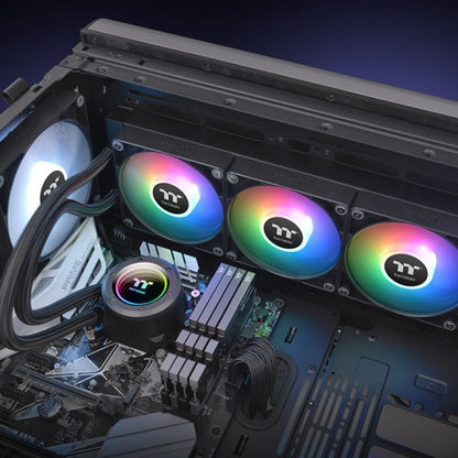 THERMALTAKE 360MM TH360 V2 ARGB AIO LIQUID COOLER BLACK