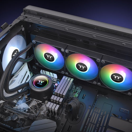 THERMALTAKE 360MM TH360 V2 ARGB AIO LIQUID COOLER BLACK