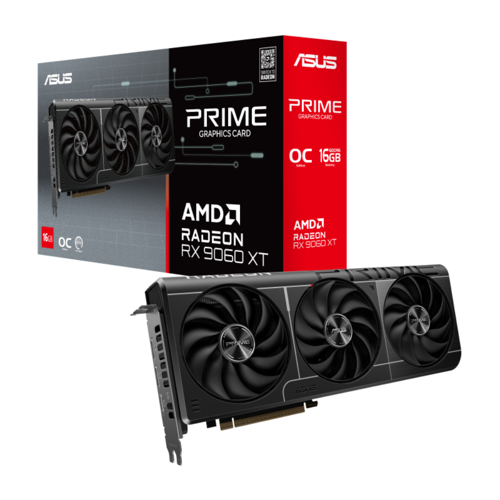 ASUS Prime Radeon RX 9060 XT OC 16GB AMD Graphic Card