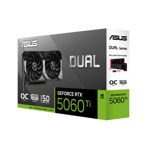ASUS Dual Geforce RTX 5060 Ti OC Edition 16GB NVIDIA Graphic Card