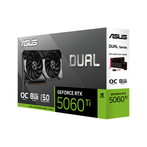 ASUS Dual Geforce RTX 5060 Ti OC Edition 8GB NVIDIA Graphic Card