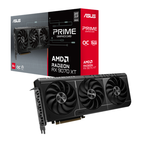 ASUS PRIME Radeon RX 9070 XT OC 16GB AMD Graphic Card