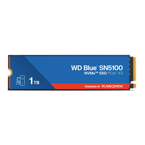 WESTERN DIGITAL Blue SN5100 1TB M.2 NVMe Gen4 Solid State Drive ( SSD )