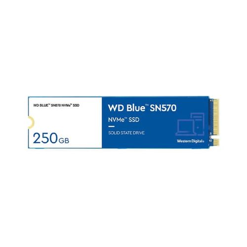 WESTERN DIGITAL Blue SN570 250GB M.2 NVME Gen3 Solid State Drive (SSD)