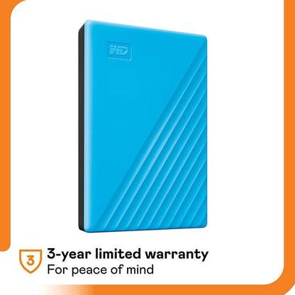 WESTERN DIGITAL 1TB MY PASSPORT PORTABLE BLUE SSD