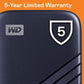WESTERN DIGITAL MY PASSPORT BLUE 500GB PORTABLE SSD