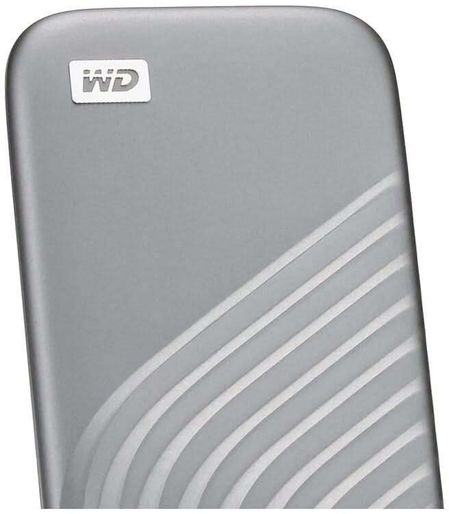 WESTERN DIGITAL MY PASSPORT 500GB GREY EXTERNAL SSD