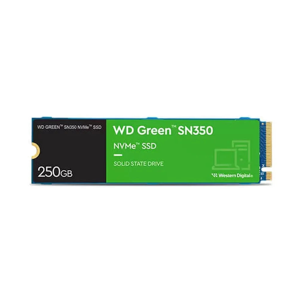 WESTERN DIGITAL Green SN350 250GB M.2 NVME Gen3 Solid State Drive