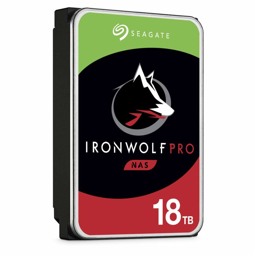 SEAGATE IRONWOLF PRO 18TB NAS INTERNAL SATA HARD DRIVE