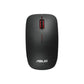 ASUS WT300 Wireless Ambidextrous Mouse (  WT300-BLACK-RED ) ( 1600DPI / 3 Macro Buttons ) ( Black )