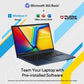 ASUS Vivobook 14, Light Weight Laptop, Intel Core i3-1315U (8GB/512GB/Intel UHD Graphics/35.56 cms (14) FHD/Windows 11 Home/Office Home 2024 + M365 Basic (1 Year Validity) X1404VA-EB322WS