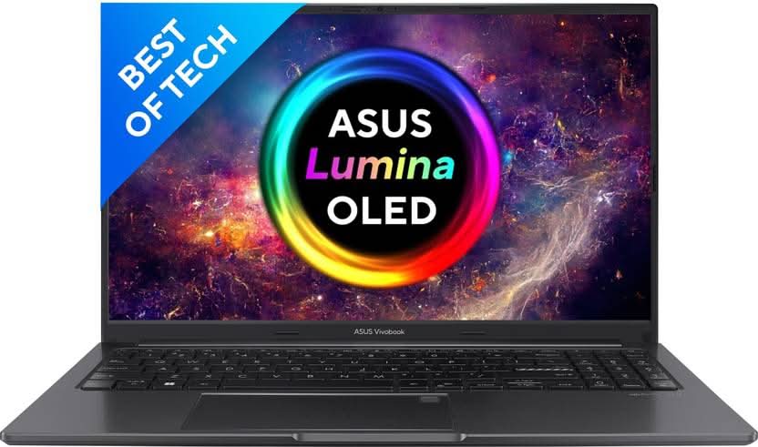 ASUS VIVOBOOK 15 OLED INTEL CORE I3 12TH GEN 1215U - (8 GB/512 GB SSD/WINDOWS 11 HOME) X1505ZA-L1311WS THIN AND LIGHT LAPTOP (15.6 INCH, INDIE BLACK, 1.7 KG, WITH MS OFFICE)