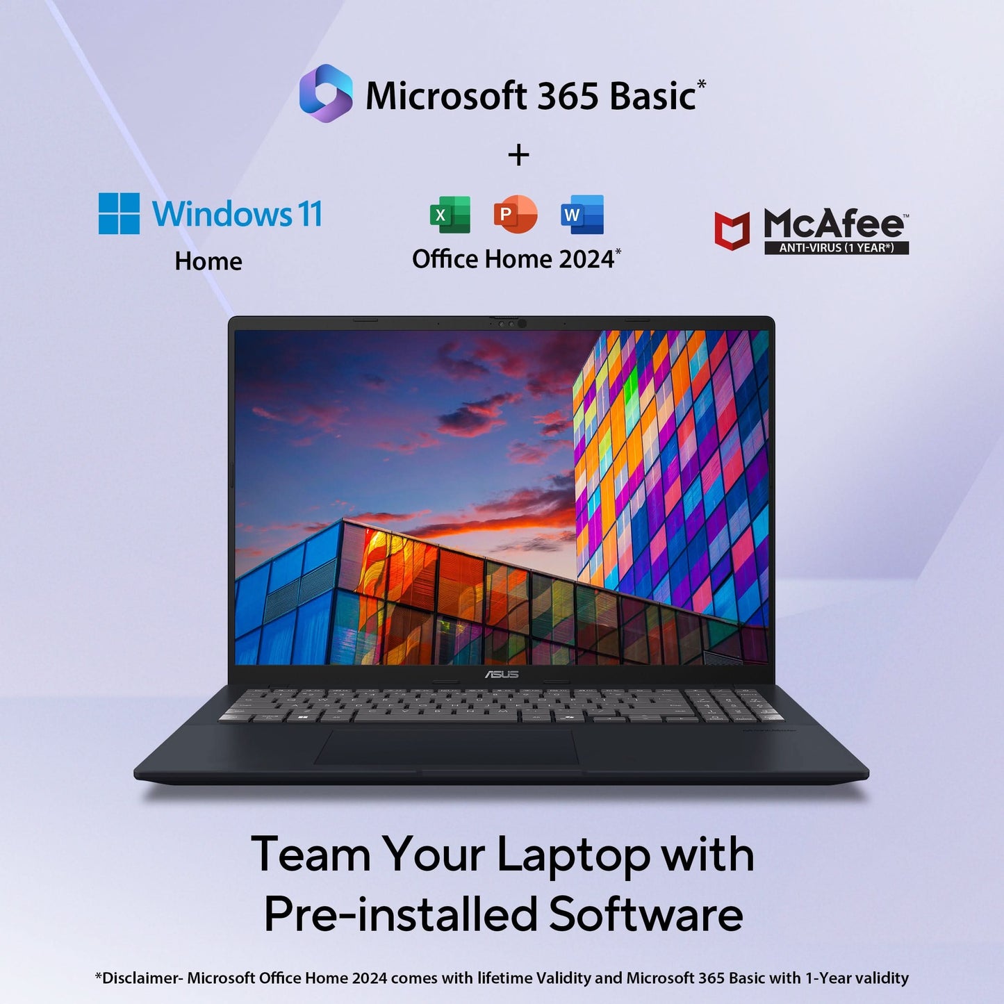 ASUS VIVOBOOK 16 X1607QA-MB049WS [X1-26-100/16GB/512GB SSD/WIN11 HOME+MS24/16.0"/INTEGRATED GRAPHICS/1 YEAR(S)/BLUE]