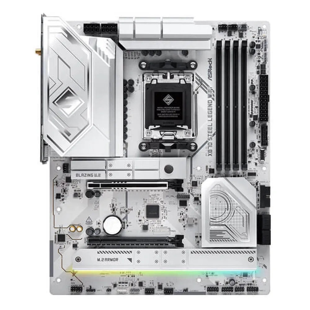 ASROCK X870 Steel Legend Wifi DDR5 AMD Motherboard ( White )