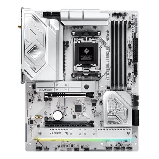 ASROCK X870 Steel Legend Wifi DDR5 AMD Motherboard ( White )