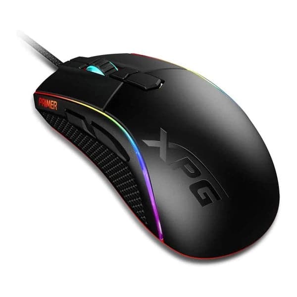 ADATA XPG Primer Wired Ambidextrous RGB Gaming Mouse ( XPG-PRIMER ) (12000 DPI / 6 Macro button) (Black)