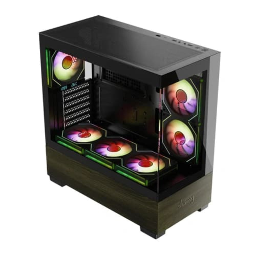 DAWG Y 738 ARGB ATX Mid Tower Cabinet ( Black )