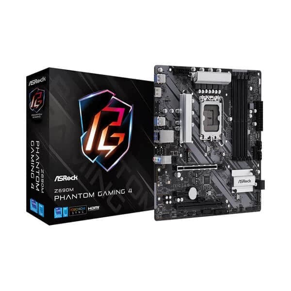 ASROCK Z690M Phantom Gaming 4 DDR4 Intel Motherboard