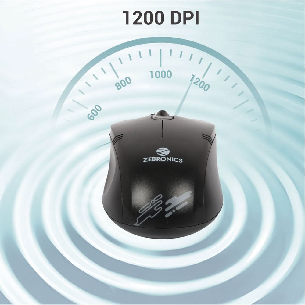 MOUSE ZEBRONICS USB (POWER PLUS)