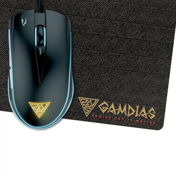 GAMDIAS Zeus E2 And Nyx E1 Combo ( Mouse & Gaming Mousepad )