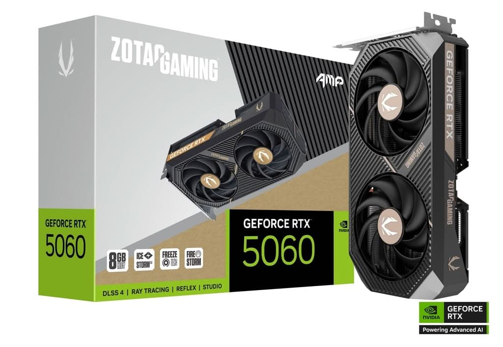 ZOTAC GAMING GEFORCE 8GB RTX 5060 AMP