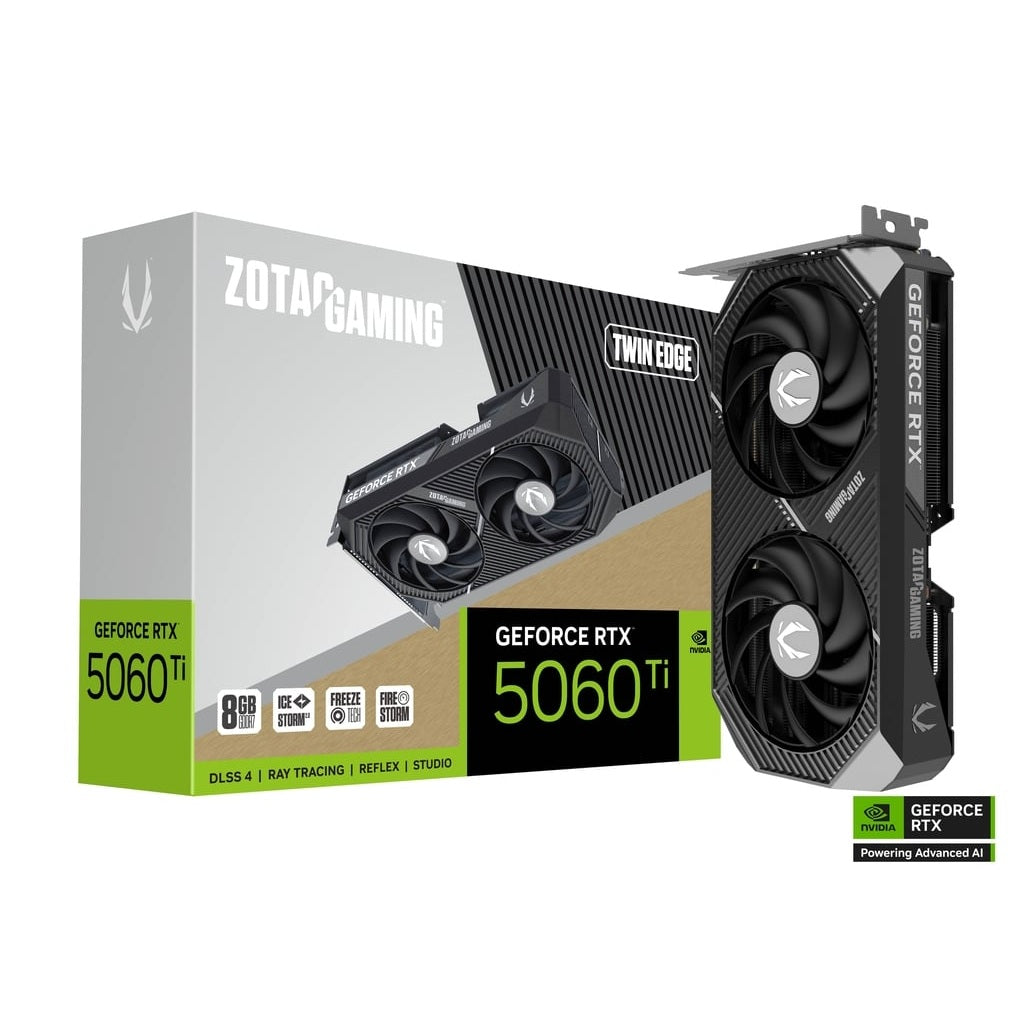 ZOTAC Gaming GeForce RTX 5060 Ti Twin Edge 8GB Nvidia Graphic Card