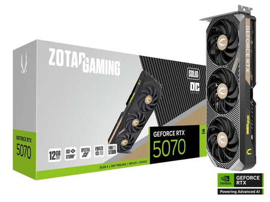 ZOTAC GAMING GEFORCE RTX 5070 SOLID OC 12GB Graphic Card