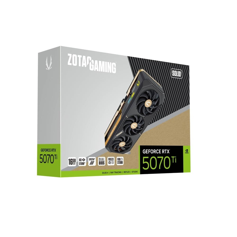 ZOTAC GAMING GeForce RTX 5070 Ti Solid 16GB Nvidia Graphic Card
