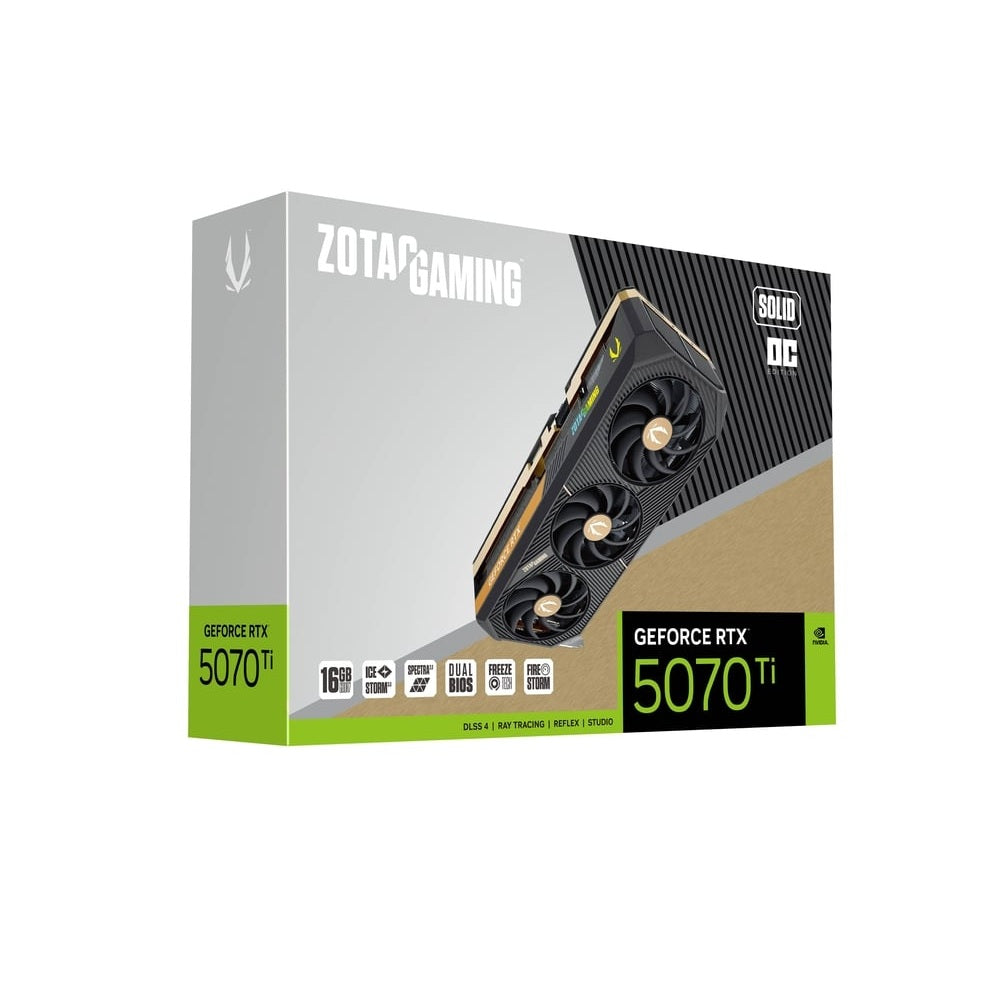 ZOTAC GAMING GeForce RTX 5070 Ti Solid OC 16GB Nvidia Graphic Card