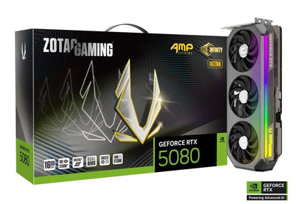 ZOTAC GAMING GeForce 16GB RTX 5080 AMP Extreme INFINITY ULTRA