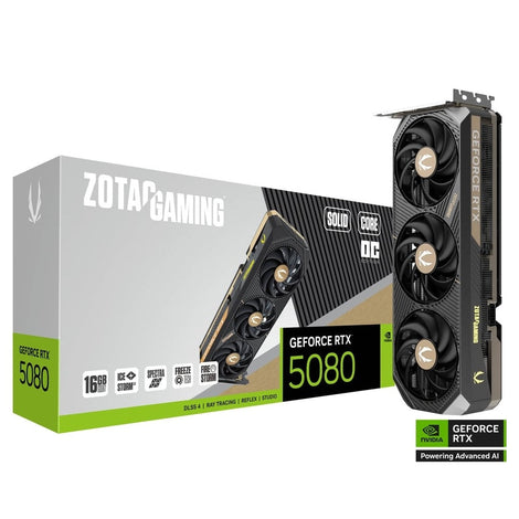 ZOTAC GAMING GeForce RTX 5080 Solid Core OC 16GB Nvidia Graphic Card