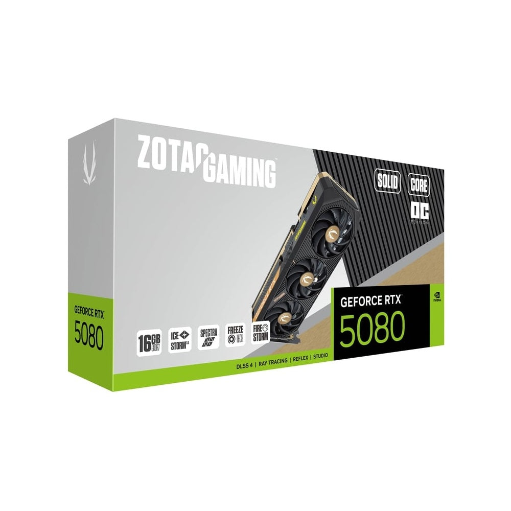 ZOTAC GAMING GeForce RTX 5080 Solid Core OC 16GB Nvidia Graphic Card